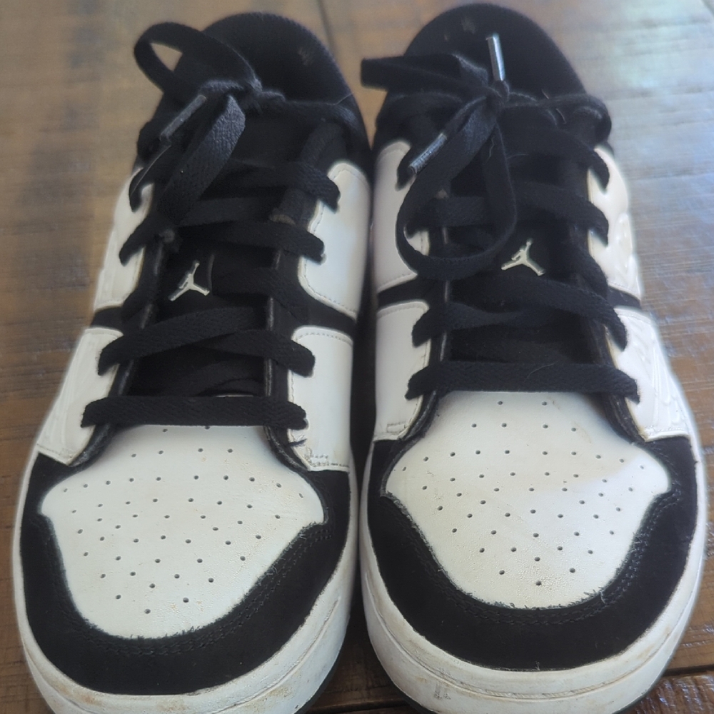 Jordan Low-Top Sneakers in White and Black